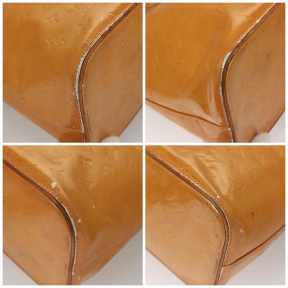 LOUIS VUITTON Monogram Vernis Houston Bag Marshmallow Pink M91302 LV Auth 131602 - Picture 16 of 16